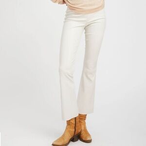 SPFWMN SHELL LEATHER ANKLE FLARE
